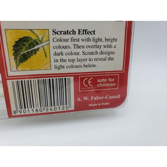 Faber Castell 12 Grip Oil Pastels Non-Toxic Vintage - Picture 2 of 5